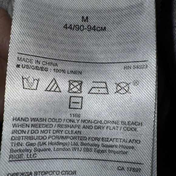 Banana Republic Razor Back Tank Top UNISEX MEDIUM Blouse Gray Relaxed Fit - Picture 5 of 6